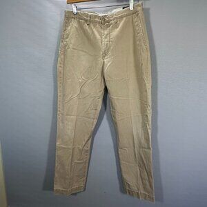 Polo Ralph Lauren Pants Mens 34 X 31 Stretch Classic Fit Chino Tan Cotton Pocket